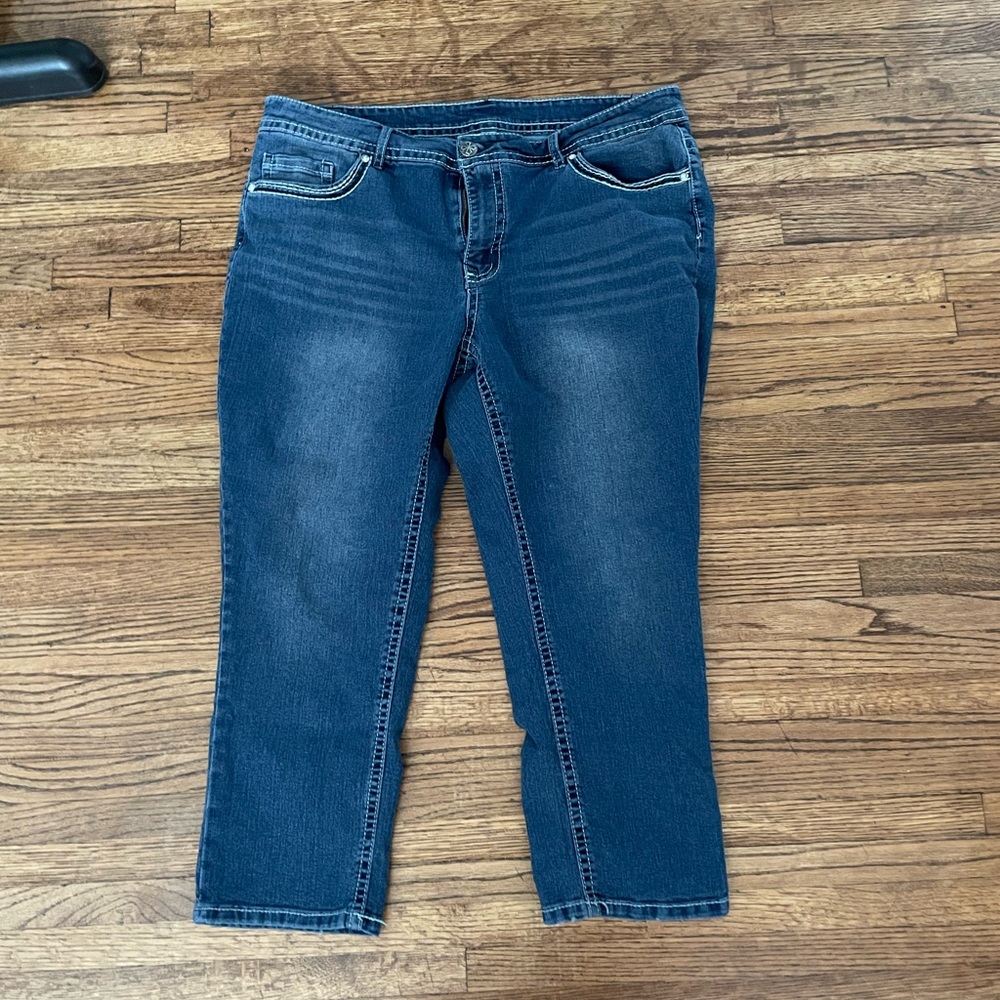 Blue Capris